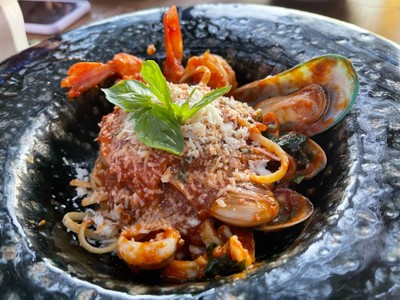 Seafood spaghetti