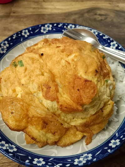 ข้าวไข่เจียว 2 ฟอง