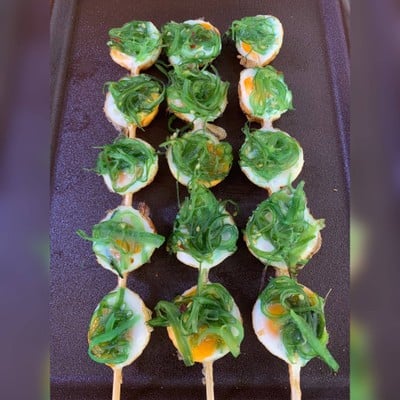 ไข่นกกระทา หน้าสาหร่าย