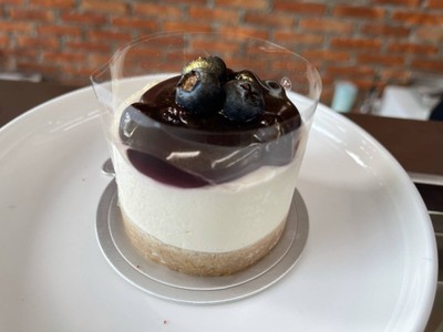 Blueberry cheesecake