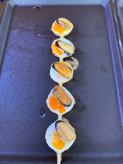 ไข่นกกระทา หน้าหอยแมงภู่