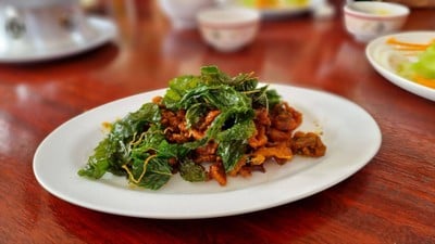 ปลาดุกทอดกรอบผัดเผ็ด