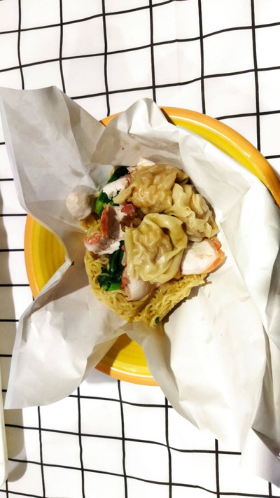 บะหมี่เกี๊ยวกุ้ง