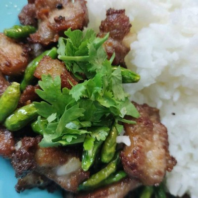แหมซี่โครงทอดพริกสด