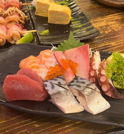 เมนูของร้าน Kenshin Izakaya อารีย์