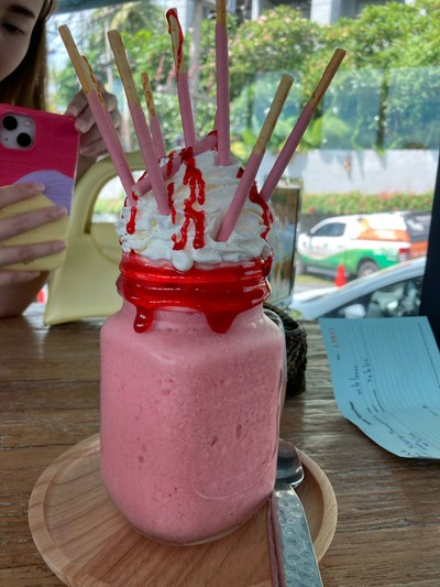 Strawberry smoothie