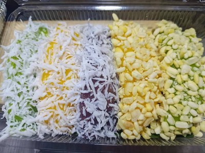 ถั่วแปบแป้งสดไส้ถั่ว (แบบคลุกรวม)