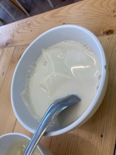 เต้าฮวยนํ้าเต้าหู้นมสด