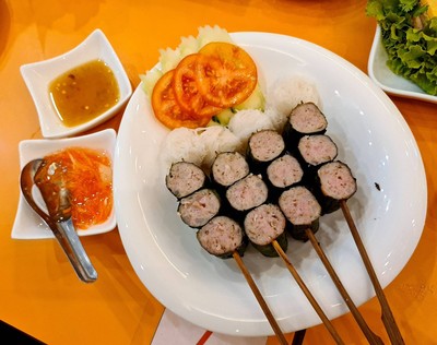 หมูย่างใบชะพลู