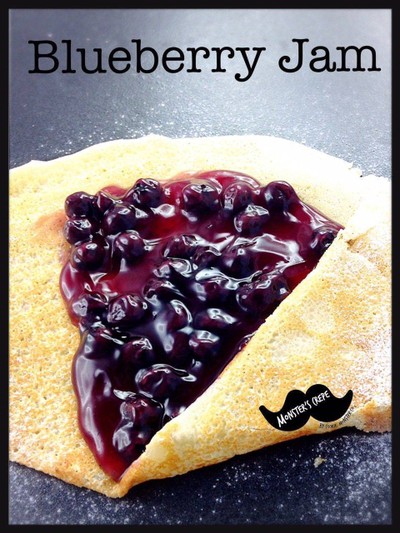 เครปแยมบลูเบอรี่ Blueberry Jam
