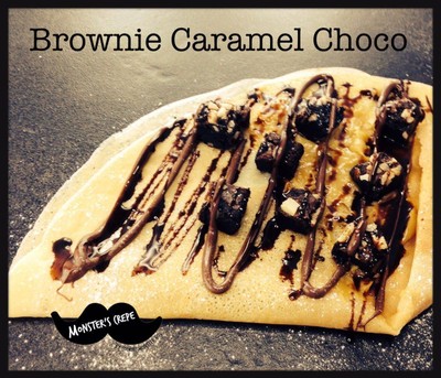เครปบราวนี่คาราเมลช็อคโกแล็ต Brownie Caramel Choco