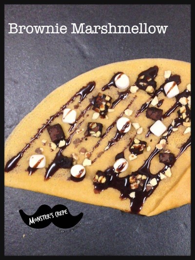 เครปบราวนี่มาร์ชเมโล Brownie Marshmallow
