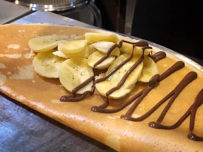 เครปนูเทลล่า กล้วย Nutella Banana