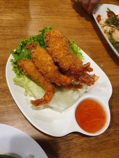 กุ้งชุบแป้งทอด
