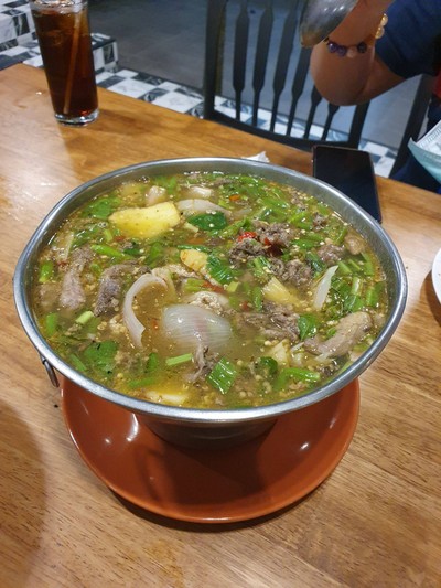 ต้มยำพุงปลาช่อน