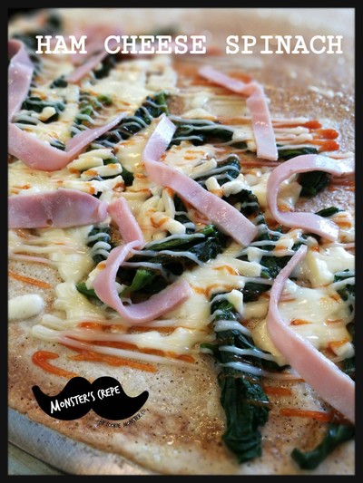 แฮมชีสผักโขม