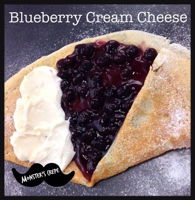 เครปบลูเบอรี่ครีมชีส Blueberry Cream Cheese