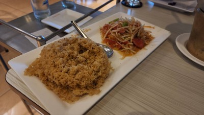 ส้มตำปลาดุกฟู