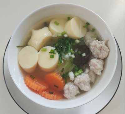 แกงจืดเต้าหู้หมูสับ ทำง่าย