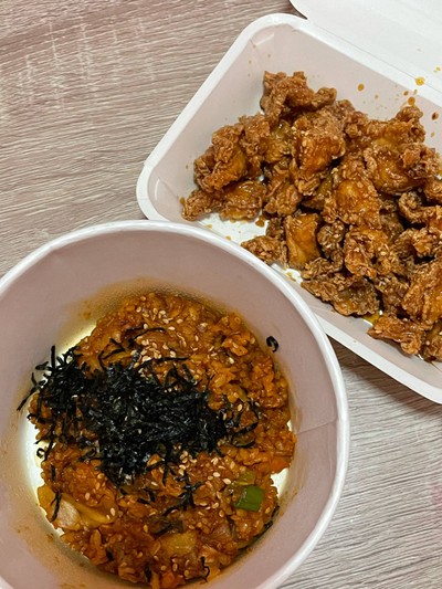 ข้าวผัดกิมจิ