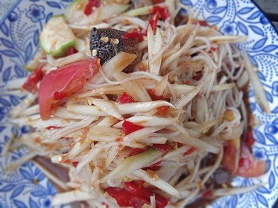 ตำซั่วปูปลาร้า