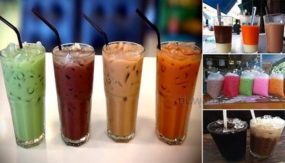 ชาเย็น ชาดำ กาแฟ