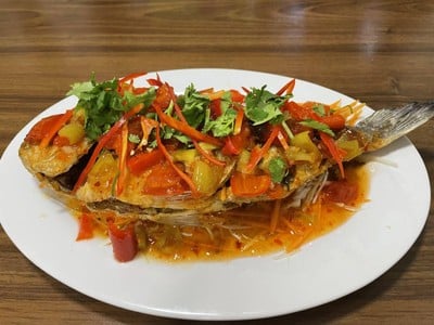 ปลาทอดรส