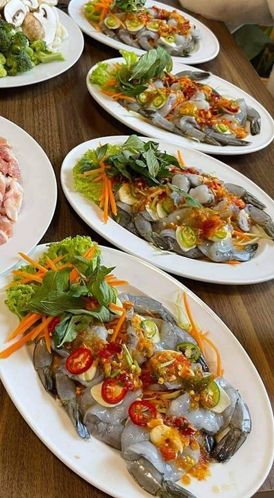 กุ้งแช่น้ำปลา