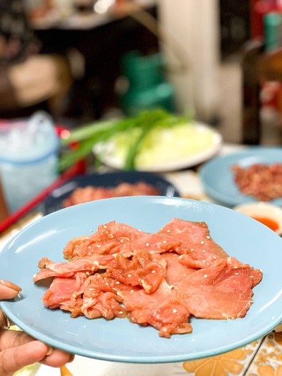 เนื้อหมักไม่ติดมัน