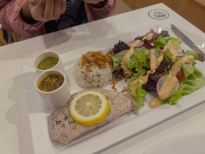 The Aow Thai Chicken Breast Steak With Spicy Thai sauce