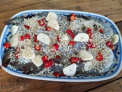 กุ้งดองน้ำปลากวน