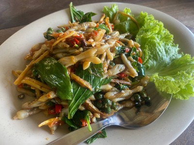 หอยหลอดผัดฉ่า