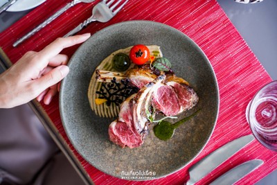 ซี่โครงแกะออสเตรเลีย อบสมุนไพร