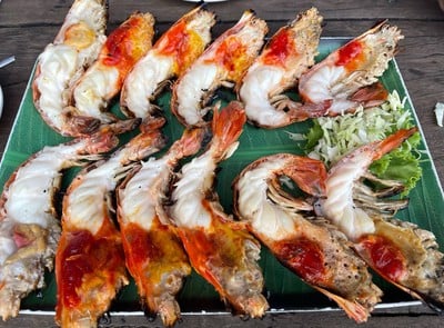 เมนูของร้าน บ้านไม้ริมน้ำ แปดริ้ว