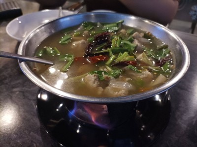 ต้มยำกระดูกอ่อนหมู