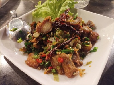 หมูทอดพริกเกลือ