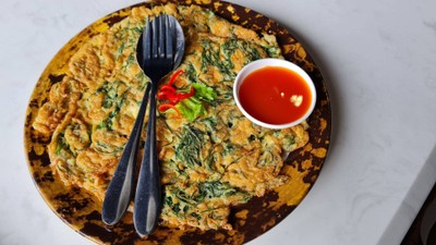 ไข่เจียวใบชะคราม