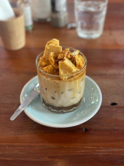 Iced Honeycomb Latte