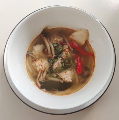 ต้มยำน้ำข้นหมูเด้ง 🌶️
