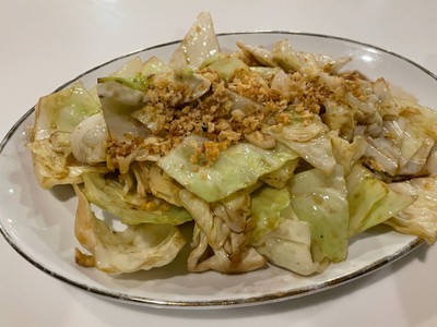 กะหล่ำปีทอดน้ำปลา