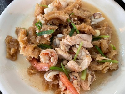 กระเพาะปลาผัดแห้ง
