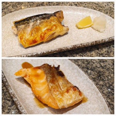 ชุดปลาซาบะย่างเกลือ