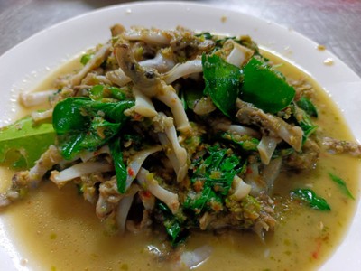 หอยเสียบผัดฉ่า