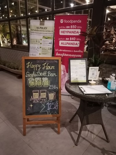 ป้ายราคาหรือสมุดเมนู