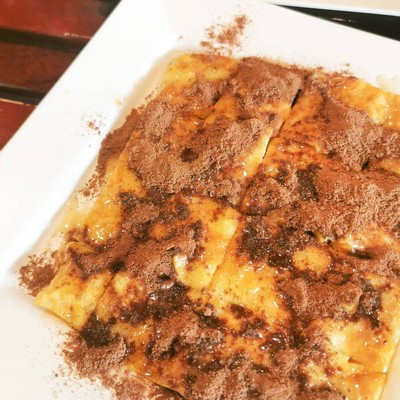 โรตีกล้วย+ไมโล