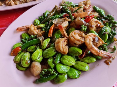 เมนูของร้าน ร้านพี่แมวอาหารป่า ตลาดไท