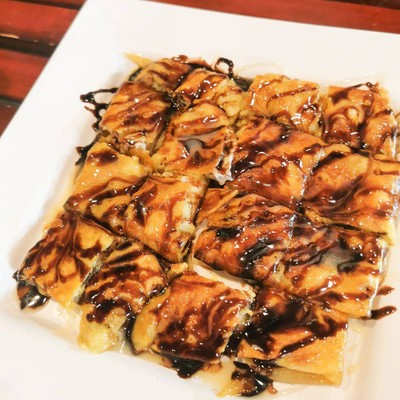 โรตีช็อค+ข้าวโพด