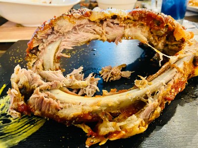 ซี่โครงหมู อบซอสบาร์บีคิว