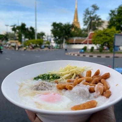 จิว โจ๊กบางลำพู x สุกี้กะทะร้อน บางลำพู
