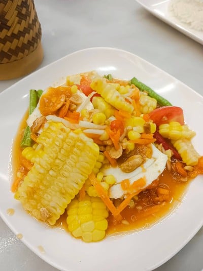 เมนูของร้าน ตำไม่หยุด  เดอะมอลล์ท่าพระ